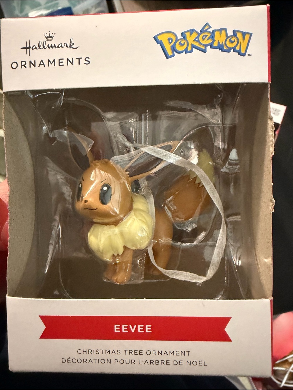 Hallmark Eevee Ornament — Brown & Cream Pokémon Figure